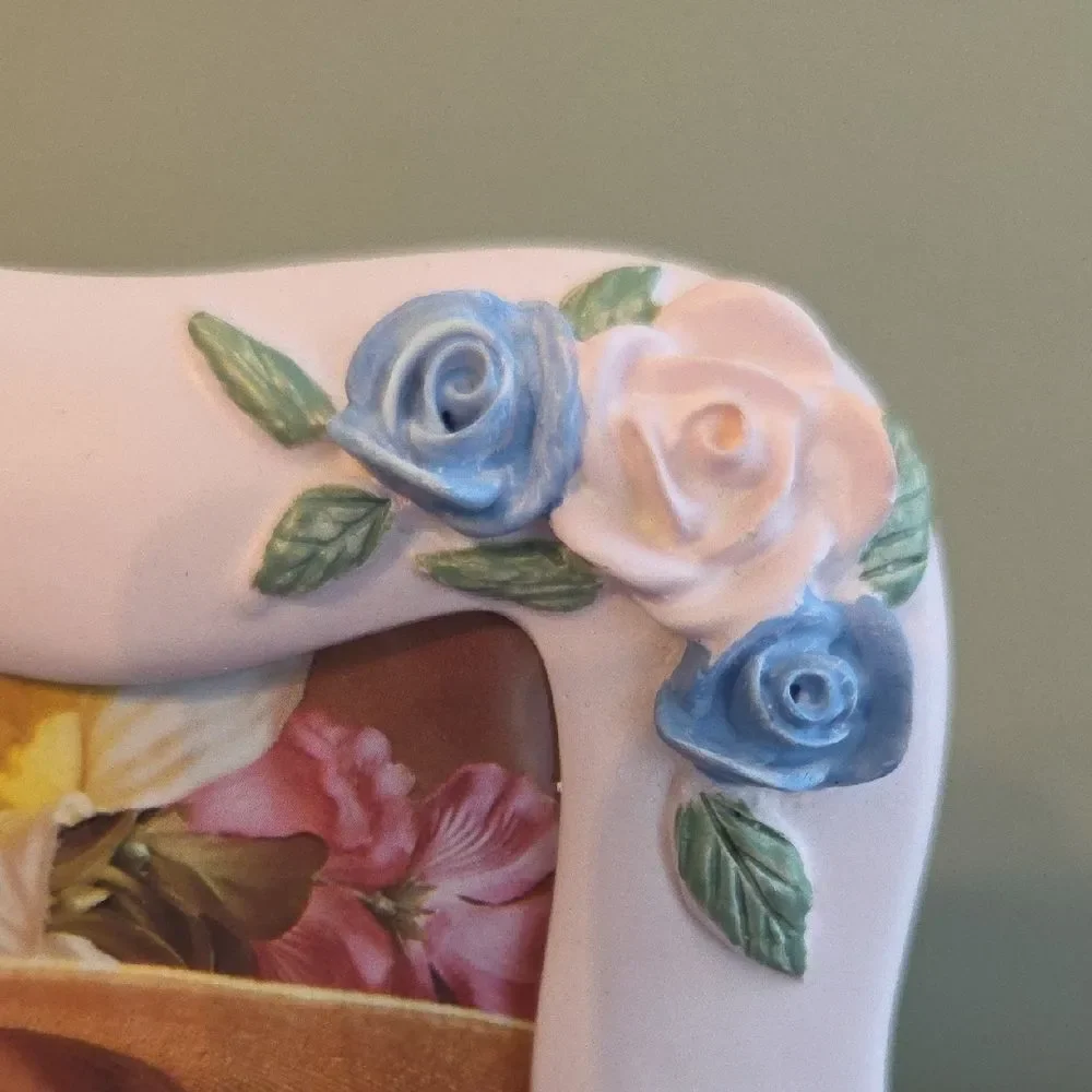 Floral Pink Picture Frame
